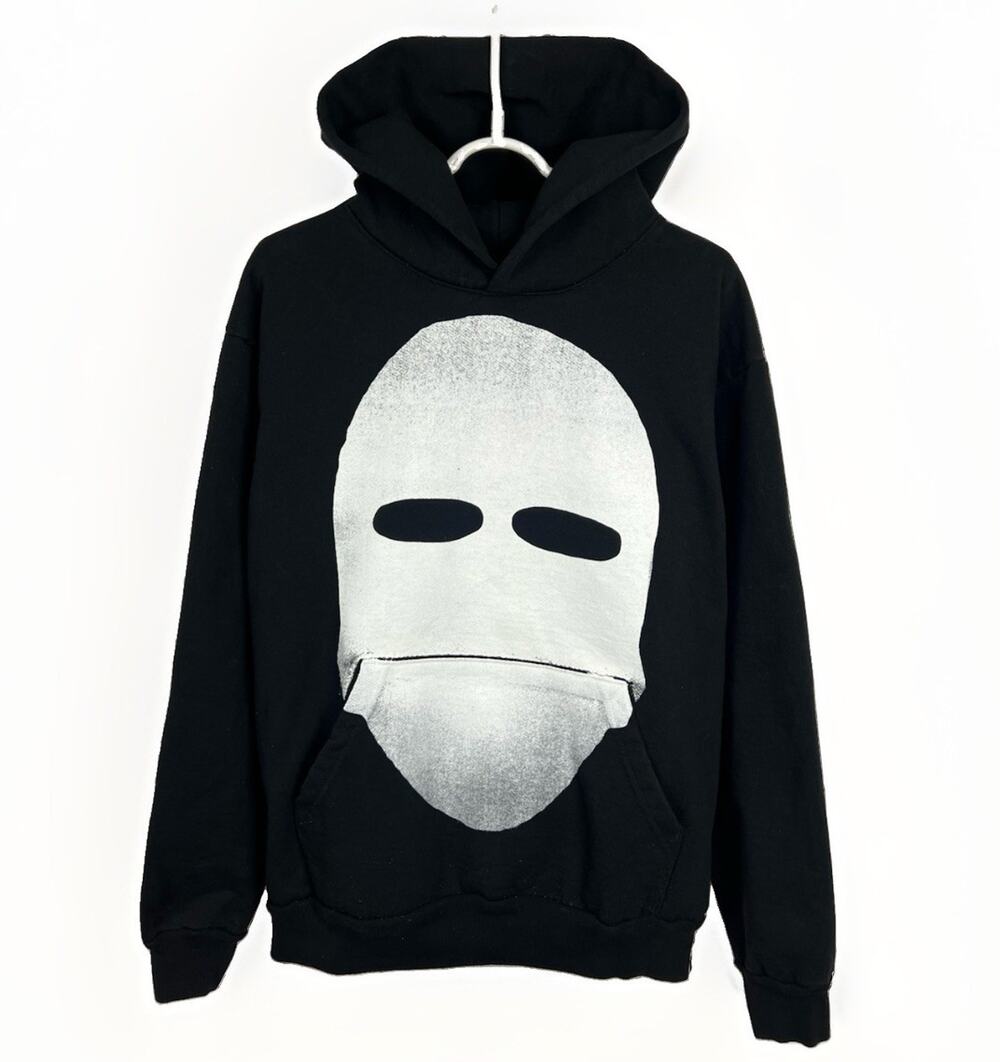 YEAT 2093 Mask Hoodie Men’s M Official Tour Merch Lyfestyle Heavyweight Cotton